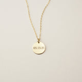 Date Charm Necklace