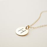 Initial Charm Necklace