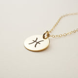 Pisces Charm Necklace