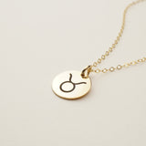 Taurus Charm Necklace